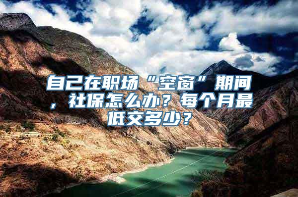 自己在职场“空窗”期间，社保怎么办？每个月最低交多少？