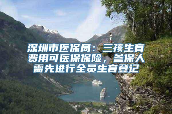 深圳市医保局：三孩生育费用可医保保险，参保人需先进行全员生育登记