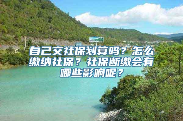 自己交社保划算吗？怎么缴纳社保？社保断缴会有哪些影响呢？