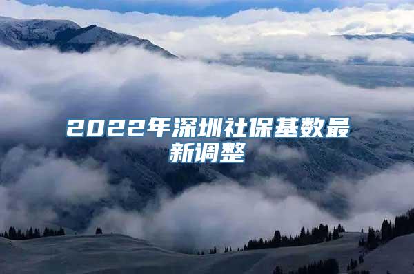 2022年深圳社保基数最新调整