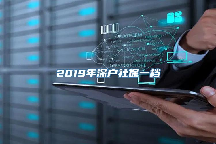 2019年深户社保一档