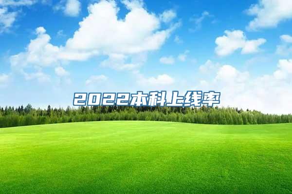 2022本科上线率