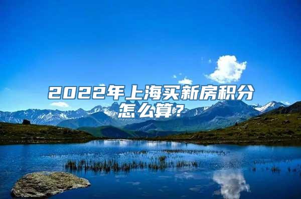 2022年上海买新房积分怎么算？