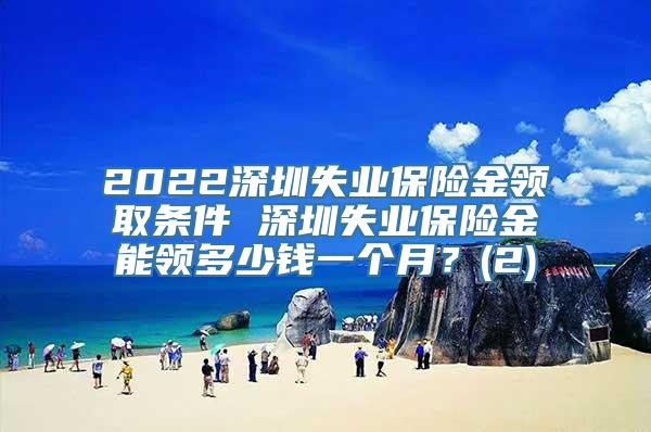 2022深圳失业保险金领取条件 深圳失业保险金能领多少钱一个月？(2)