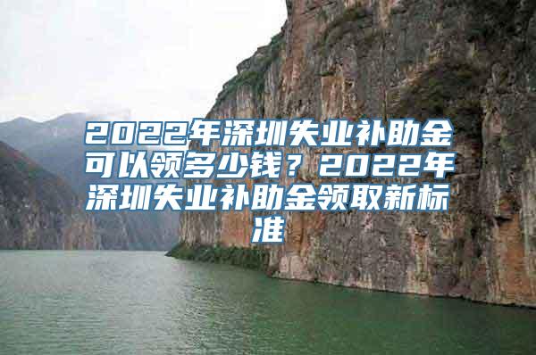 2022年深圳失业补助金可以领多少钱？2022年深圳失业补助金领取新标准