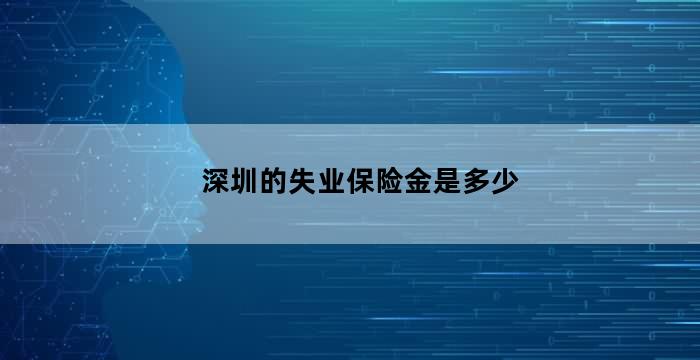 「深圳的失业保险金是多少」深圳失业保险金从每月980元涨到每月224元