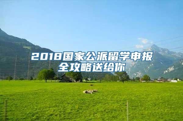 2018国家公派留学申报全攻略送给你