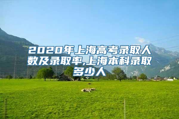 2020年上海高考录取人数及录取率,上海本科录取多少人