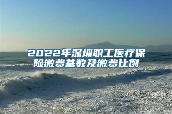 2022年深圳职工医疗保险缴费基数及缴费比例