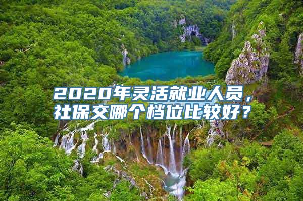 2020年灵活就业人员，社保交哪个档位比较好？