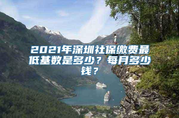 2021年深圳社保缴费最低基数是多少？每月多少钱？