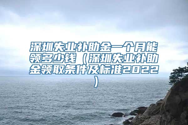 深圳失业补助金一个月能领多少钱（深圳失业补助金领取条件及标准2022）