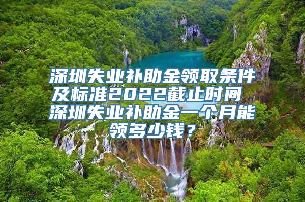 深圳失业补助金领取条件及标准2022截止时间 深圳失业补助金一个月能领多少钱？