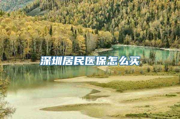 深圳居民医保怎么买