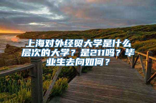 上海对外经贸大学是什么层次的大学？是211吗？毕业生去向如何？