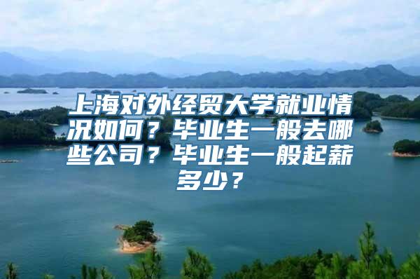 上海对外经贸大学就业情况如何？毕业生一般去哪些公司？毕业生一般起薪多少？