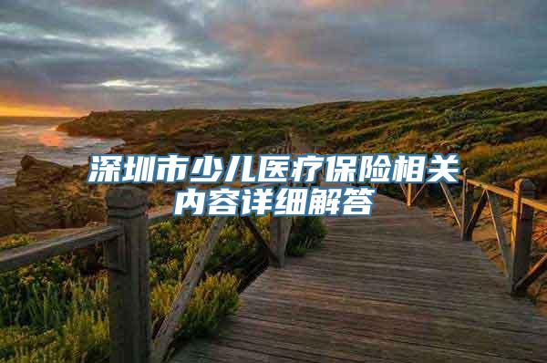 深圳市少儿医疗保险相关内容详细解答