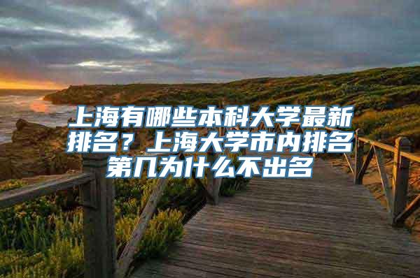 上海有哪些本科大学最新排名？上海大学市内排名第几为什么不出名