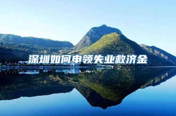 深圳如何申领失业救济金