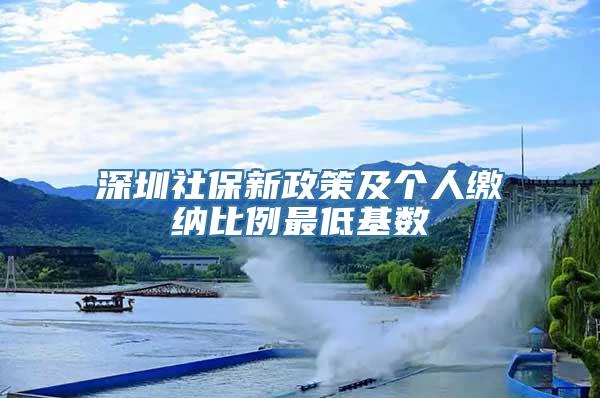 深圳社保新政策及个人缴纳比例最低基数