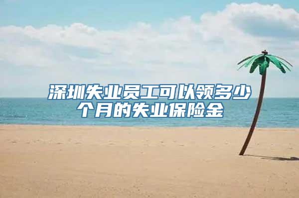 深圳失业员工可以领多少个月的失业保险金