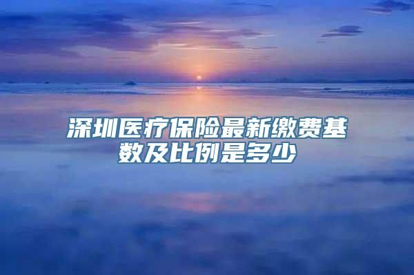 深圳医疗保险最新缴费基数及比例是多少