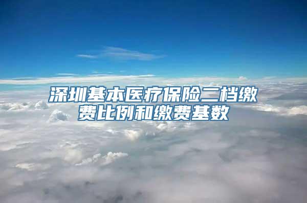 深圳基本医疗保险二档缴费比例和缴费基数