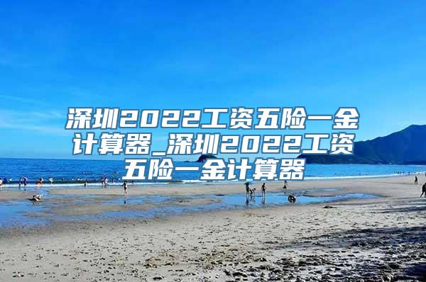 深圳2022工资五险一金计算器_深圳2022工资五险一金计算器