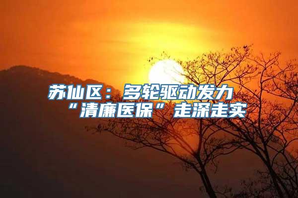 苏仙区：多轮驱动发力“清廉医保”走深走实