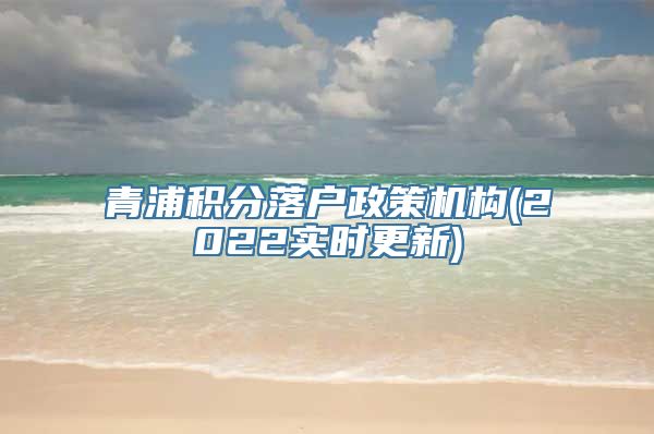 青浦积分落户政策机构(2022实时更新)