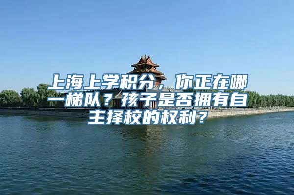 上海上学积分，你正在哪一梯队？孩子是否拥有自主择校的权利？