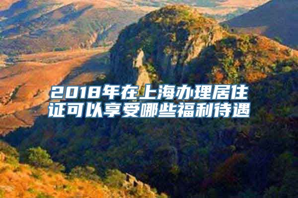 2018年在上海办理居住证可以享受哪些福利待遇