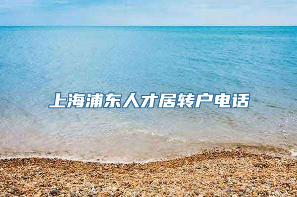 上海浦东人才居转户电话