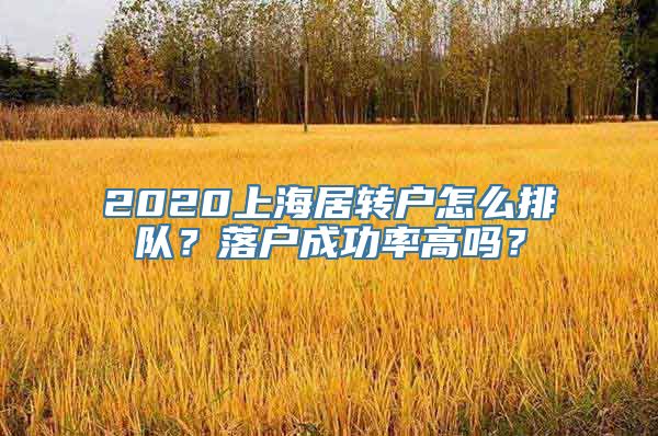 2020上海居转户怎么排队？落户成功率高吗？