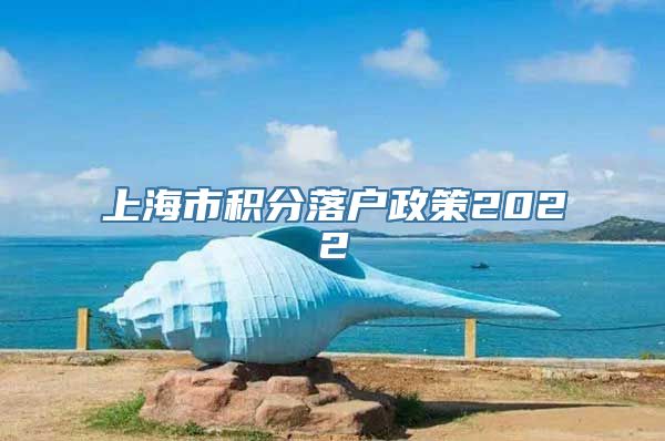 上海市积分落户政策2022