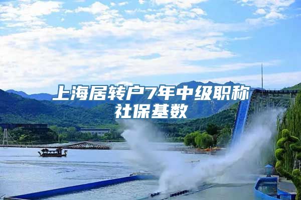 上海居转户7年中级职称社保基数