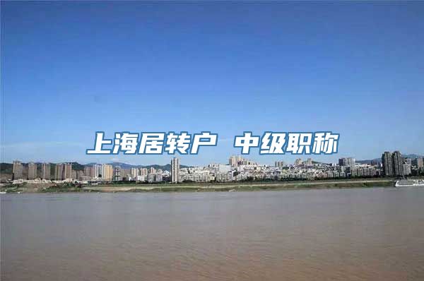 上海居转户 中级职称