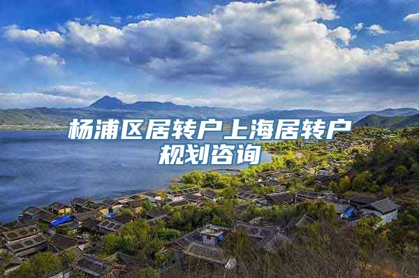 杨浦区居转户上海居转户规划咨询