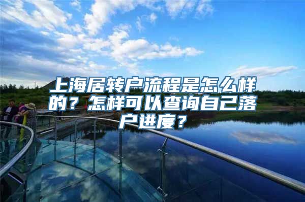 上海居转户流程是怎么样的？怎样可以查询自己落户进度？