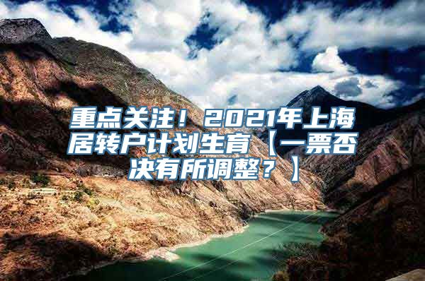 重点关注！2021年上海居转户计划生育【一票否决有所调整？】