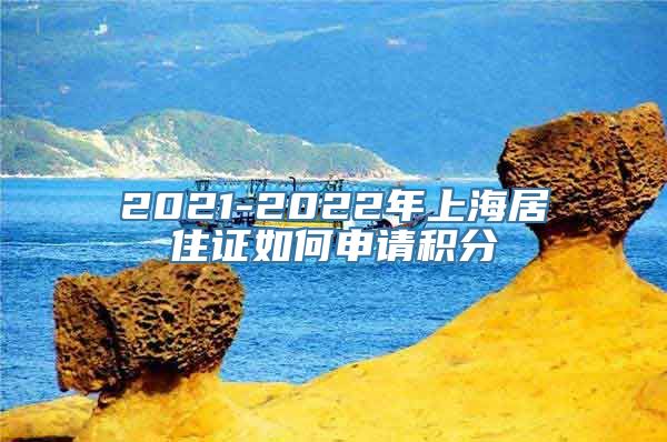 2021-2022年上海居住证如何申请积分