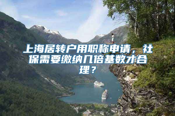 上海居转户用职称申请，社保需要缴纳几倍基数才合理？