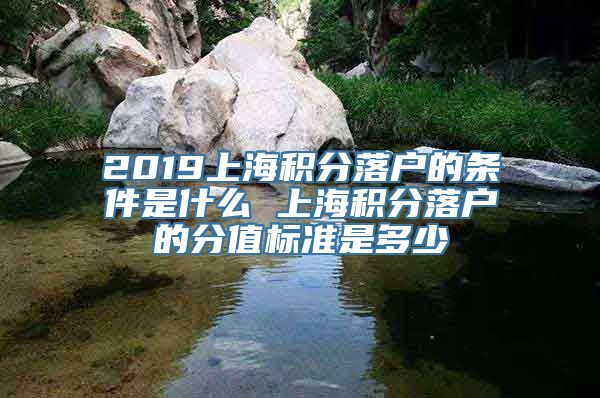 2019上海积分落户的条件是什么 上海积分落户的分值标准是多少