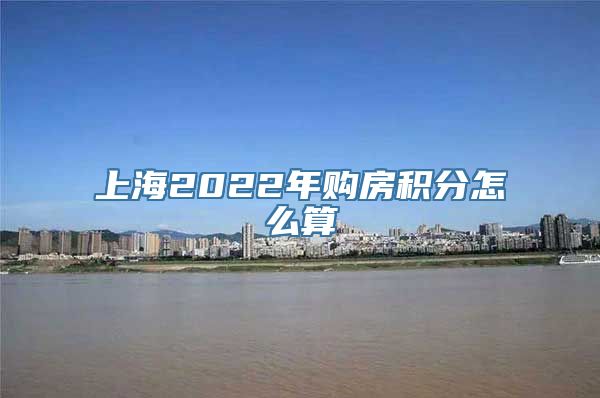 上海2022年购房积分怎么算