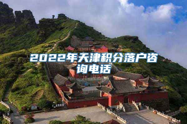 2022年天津积分落户咨询电话