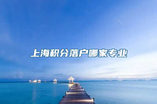 上海积分落户哪家专业