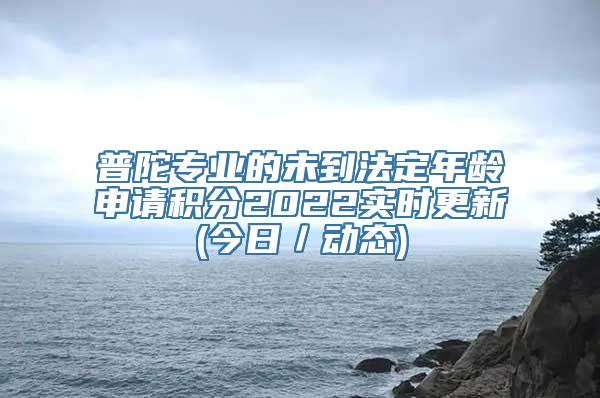 普陀专业的未到法定年龄申请积分2022实时更新(今日／动态)