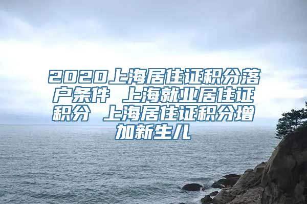 2020上海居住证积分落户条件 上海就业居住证积分 上海居住证积分增加新生儿