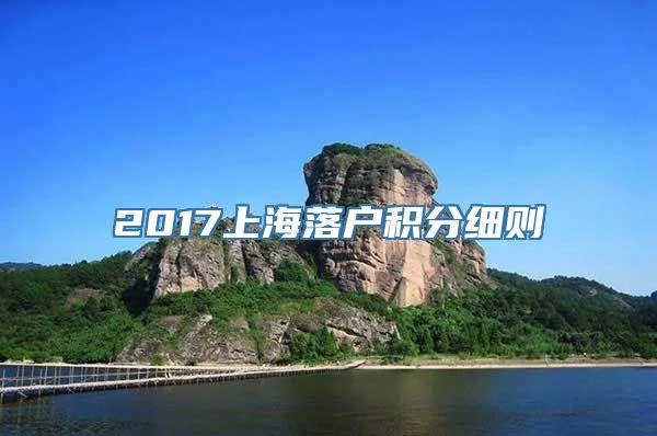 2017上海落户积分细则